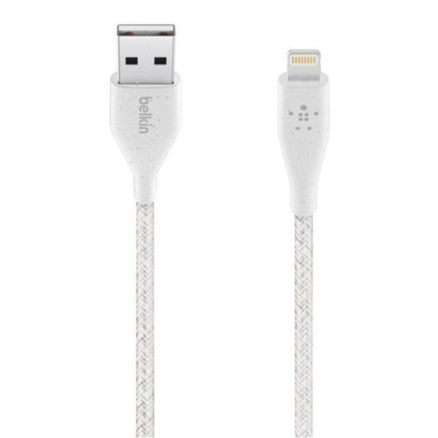 Cable Lighning A Usb-a 2 Mt Duratek Plus Belkin Blanco