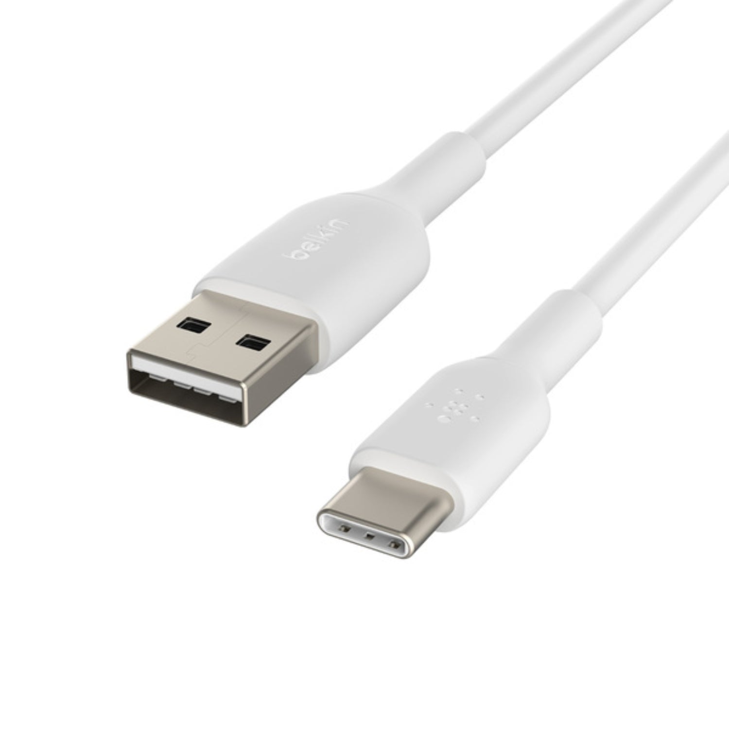 Cable USB-A a USB-C 1.0 Mt PVC Belkin Blanco