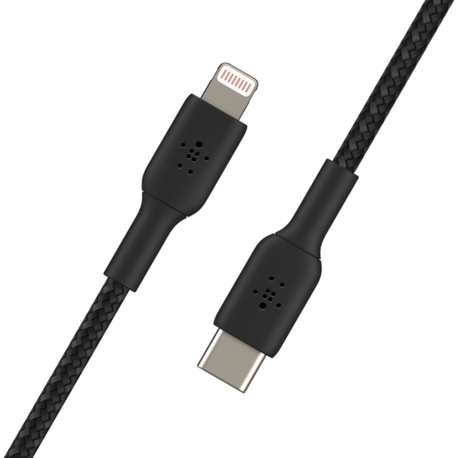 Cable trenzado USB-C a Lightning BOOSTCHARGE de 1 m