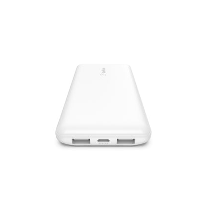 Batería Portátil 10.000 mAh USB-A y USB-C 15W Belkin Blanco