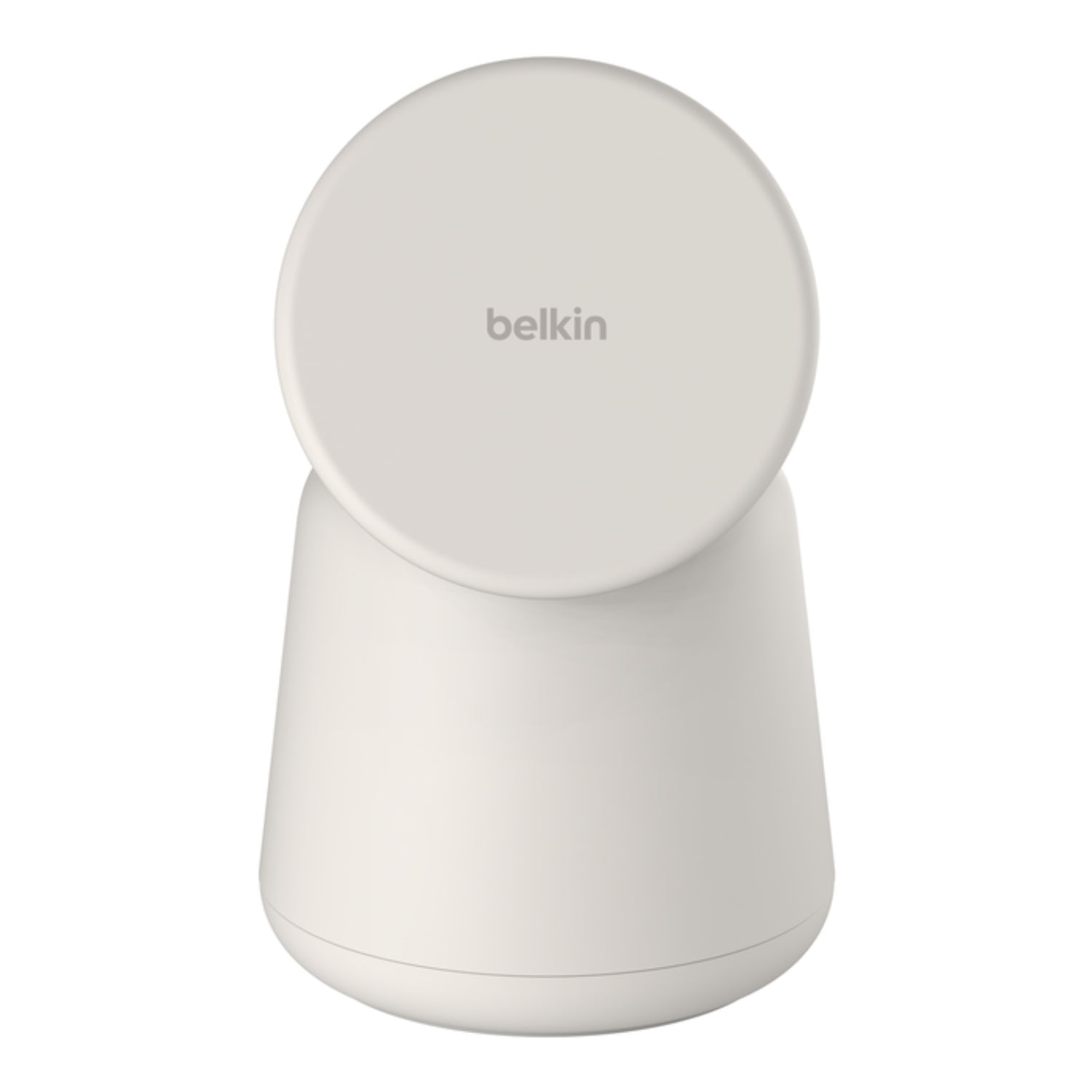 Base de carga 2 en 1 inalambrica Qi2 Belkin blanca