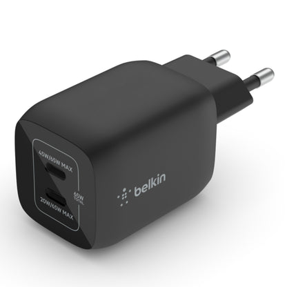 Cargador 65W Max 2x USB-C Negro