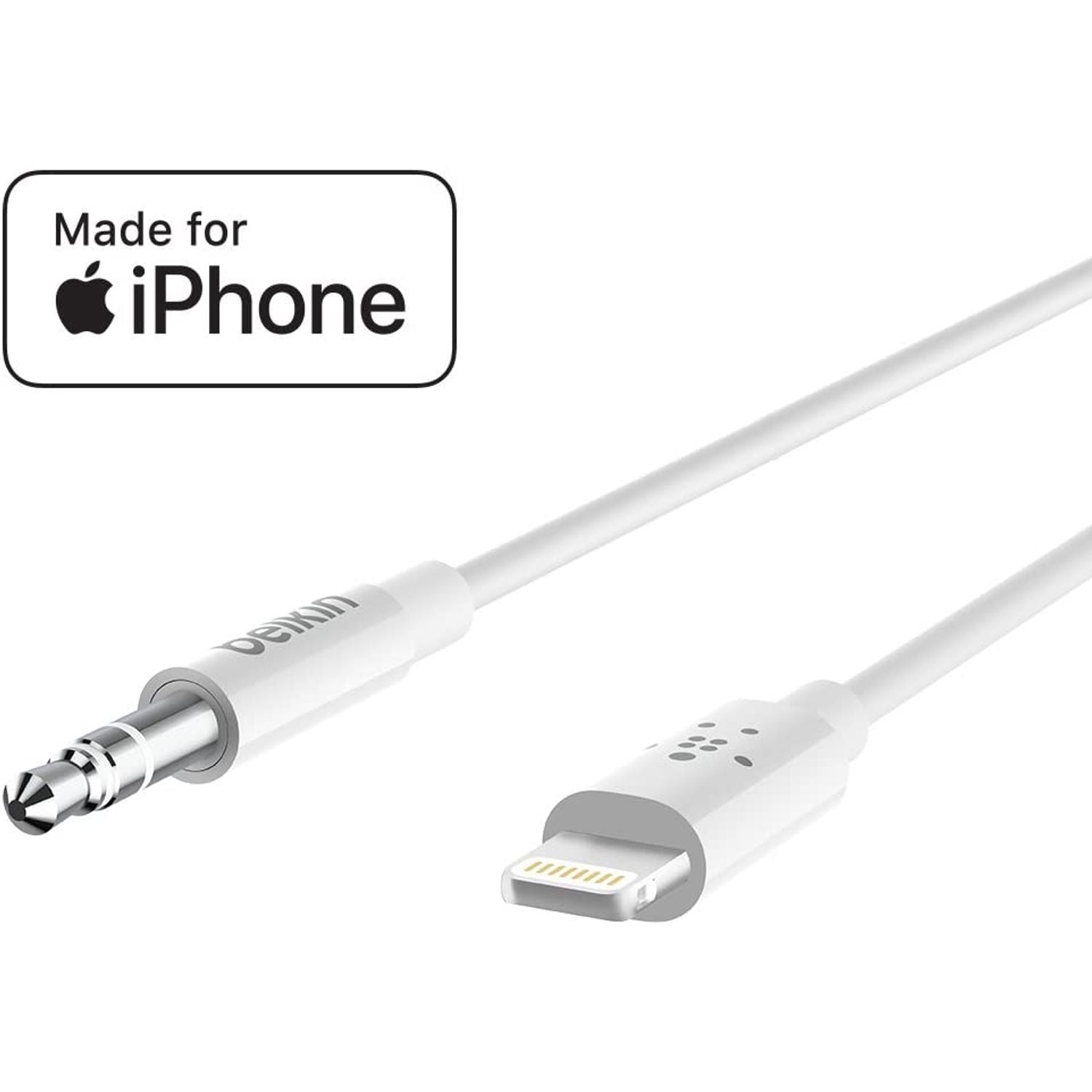 Cable de Audio de 3,5 mm con conector Lightning