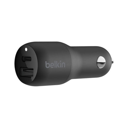 Cargador 32w Para Auto Con Cable Lightning Belkin Negro