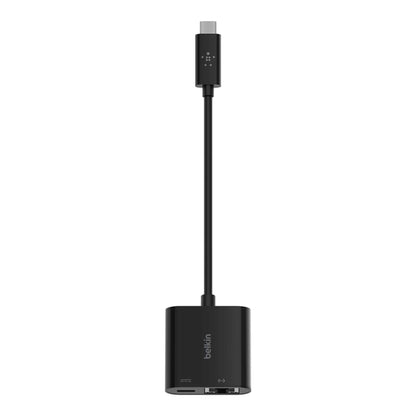 Adaptador USB-C a Ethernet con entrada de carga