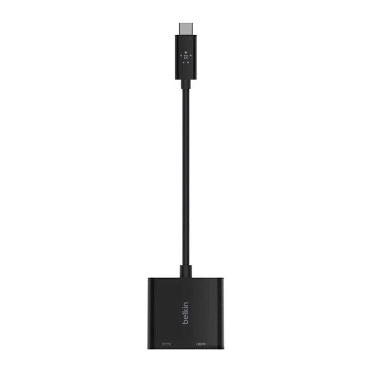 Adaptador USB-C a HDMI con puerto de carga